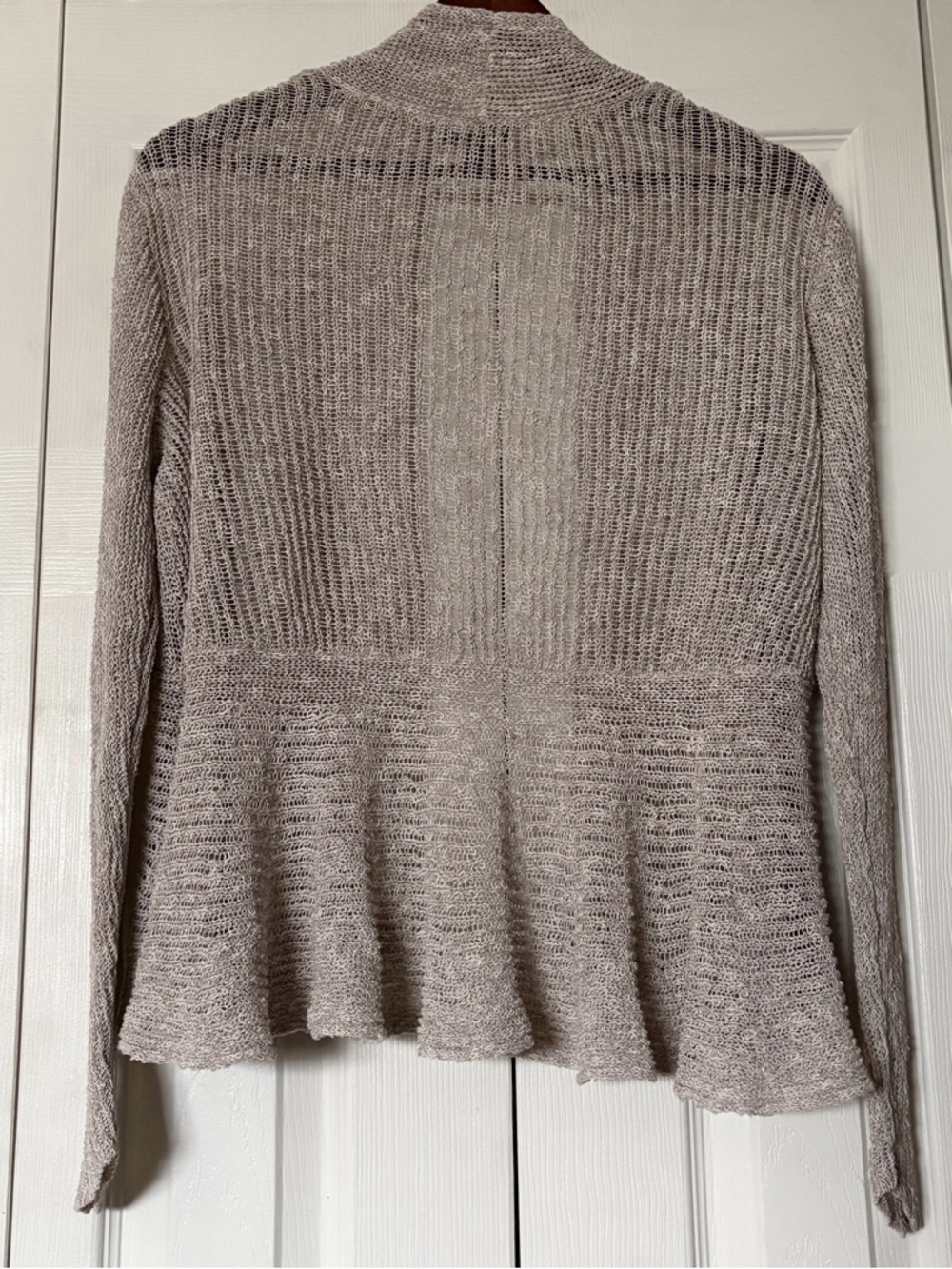 Eileen Fisher Women's Open-Front Spring Cardigan Size Large Linen Blend - Picture 9 of 9